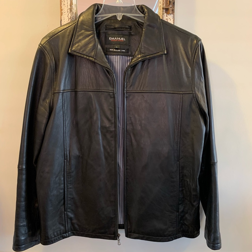 Emanuel Unagro Lambskin Leather Jacket